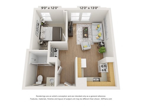 1 Bedroom Unit